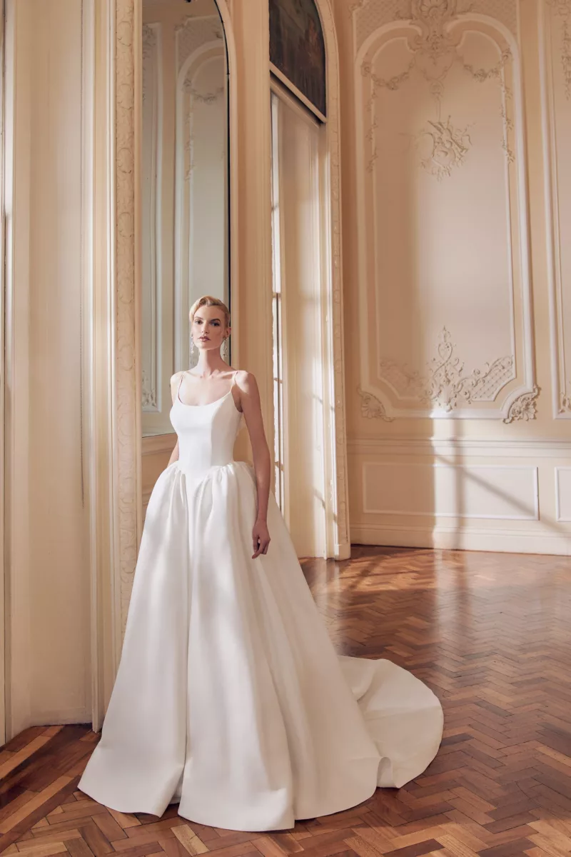 Wedding dress by Ellis Bridals, style Daphne front