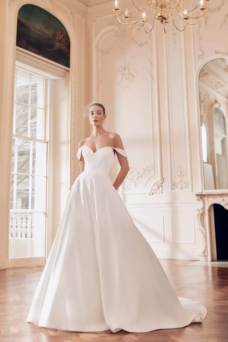 Wedding dress by Ellis Bridals, style Lucuille front