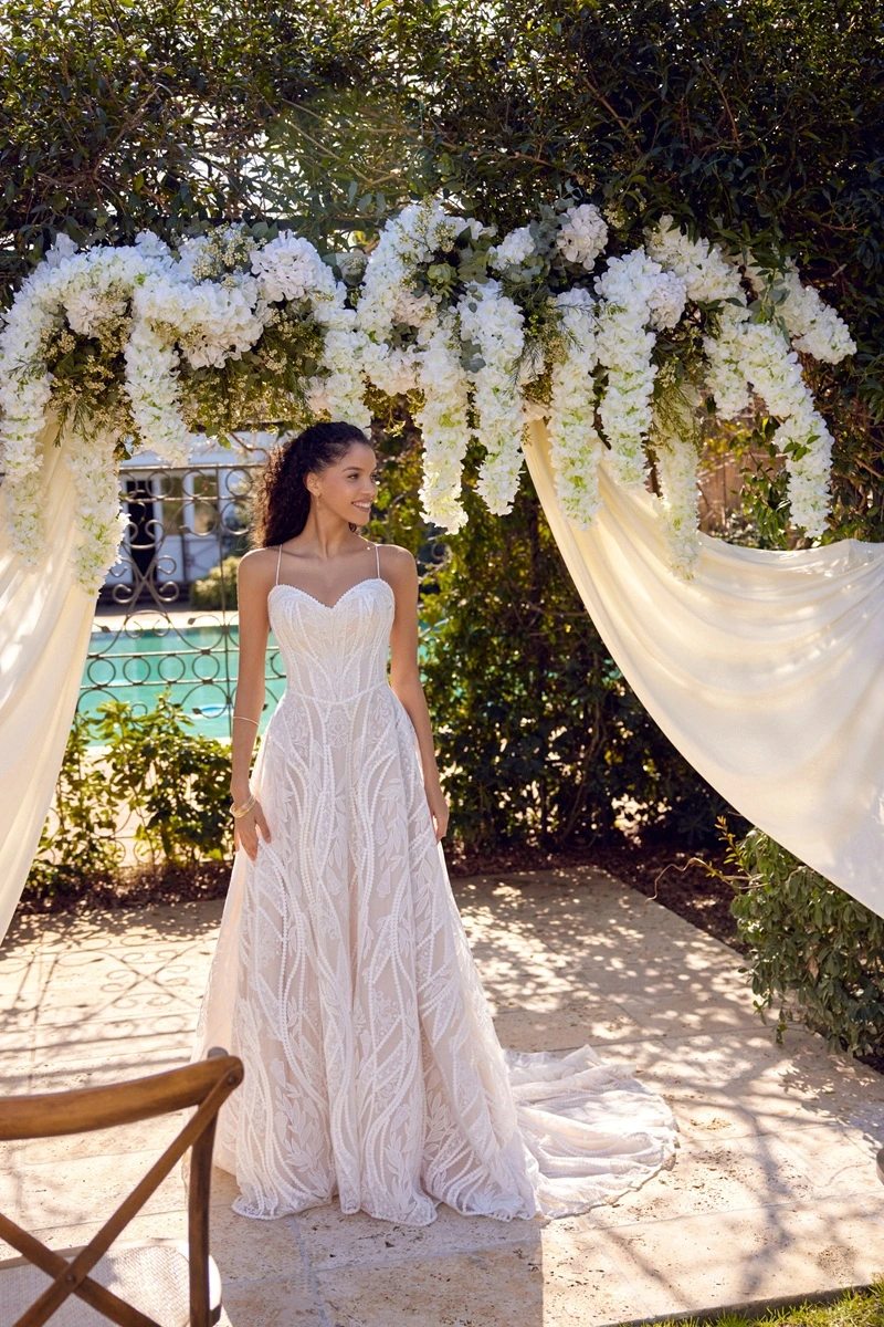 Wedding dress by Lillian West, style 66427 FF