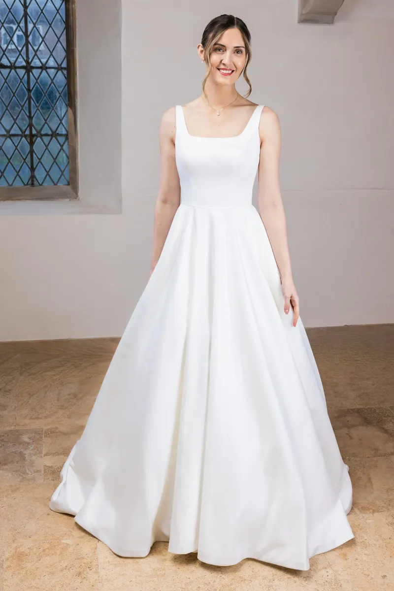 Wedding dress by Ellis Bridals, style Juliette Front