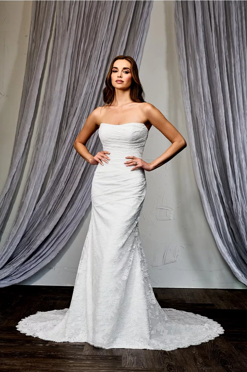 Wedding dress by Lillian West, style 66427 FF