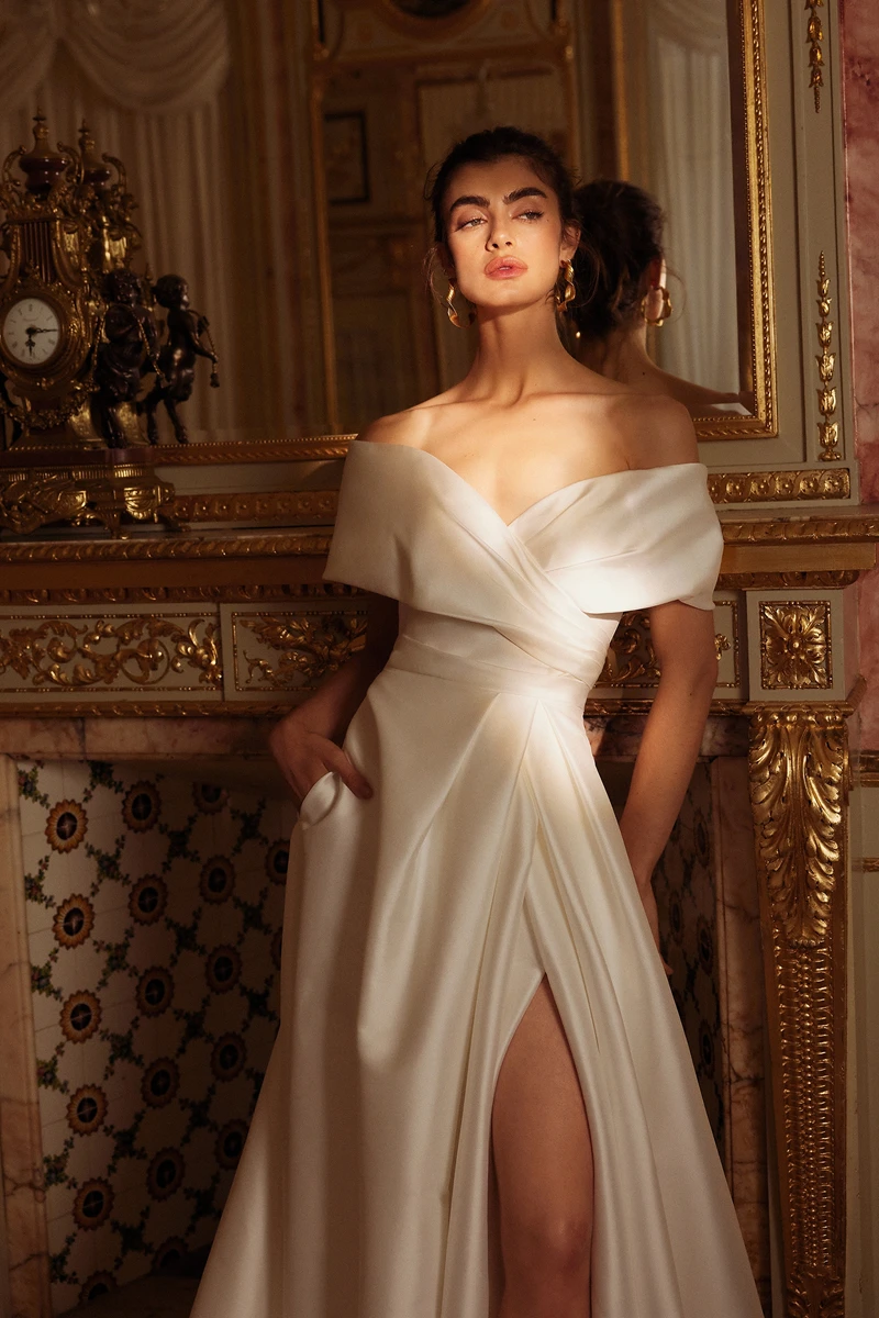 Wedding dress by Ellis Bridals, style Juliette Front