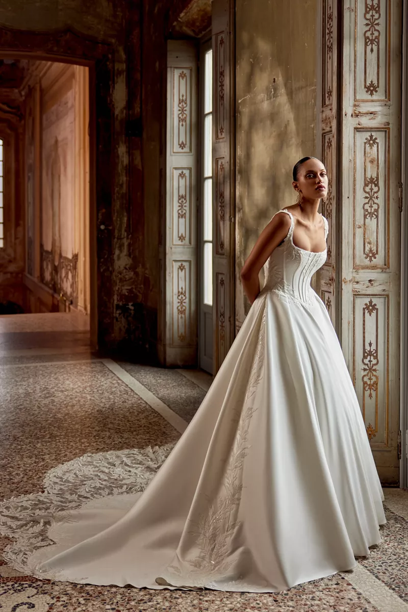 Wedding dress by Ellis Bridals, style Verity FRONT