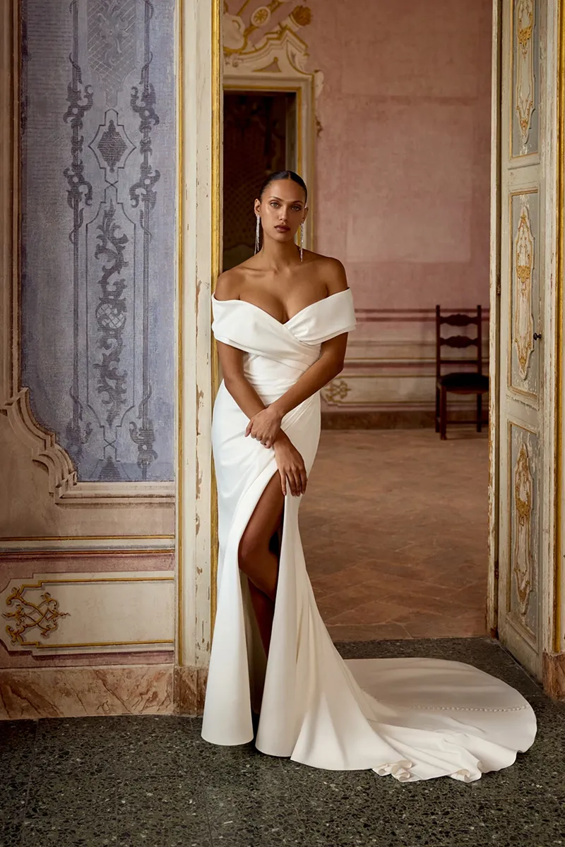 Wedding dress by Ellis Bridals, style Daphne f