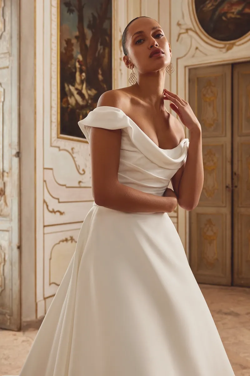 Wedding dress by Ellis Bridals, style Verity FRONT