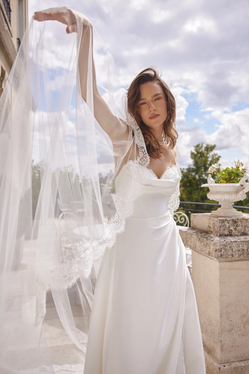 Wedding dress by Ellis Bridals, style Daphne f