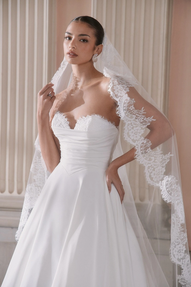 Wedding dress by Lillian West, style 66422 FC