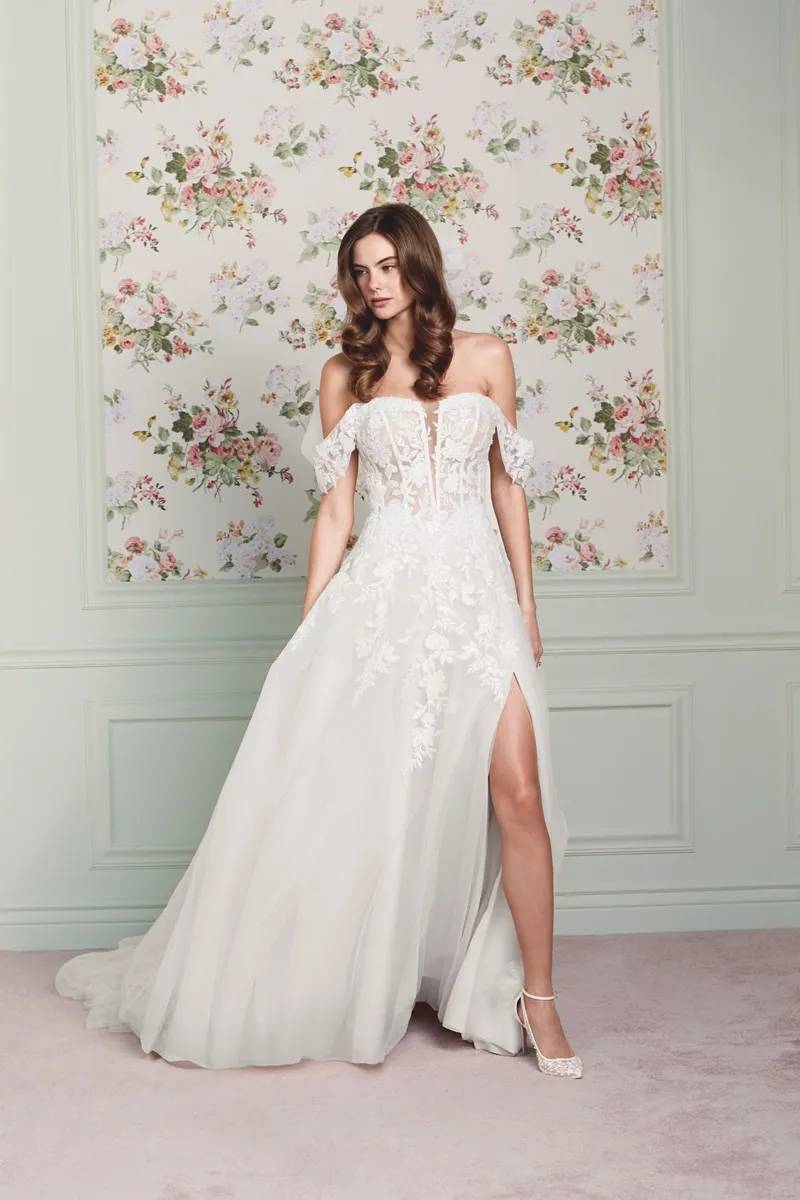 Wedding dress by Lillian West, style 66396 FF